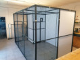 Voliere mit Schutzhaus - L 306 cm B.200 cm H 203 cm - Ausführung Alu blank € 1750-